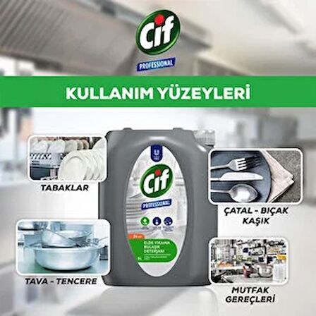 Cif Professional Elde Bulaşık Deterjanı 5 lt